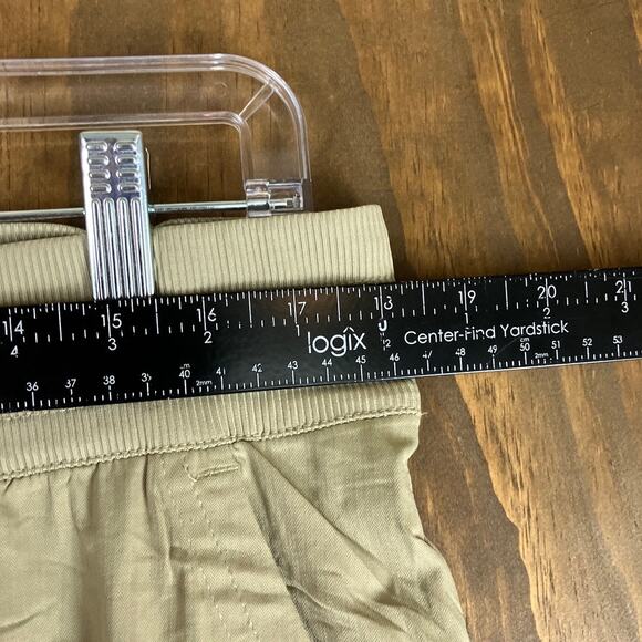 The North Face Womens Pants Tan Capri Drawstring Pockets Nylon Stretch XL - Picture 6 of 11